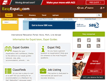 Tablet Screenshot of easyexpat.com
